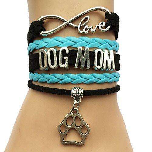Love Dog Mom Bracelet-Coffee