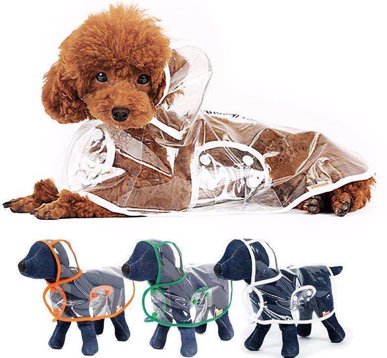 Doggy Transparent Waterproof Raincoat