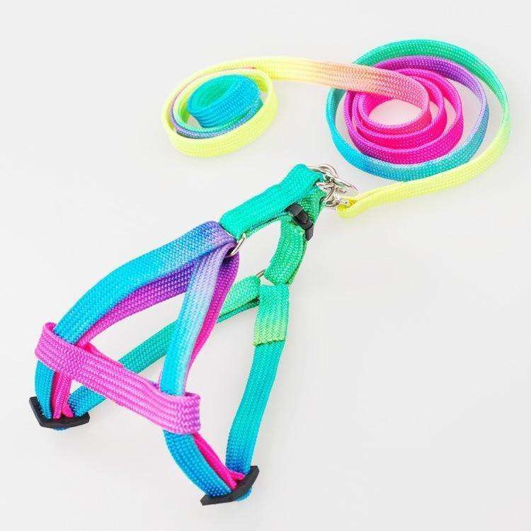 1 PCS Adjustable Rainbow Dog Leash