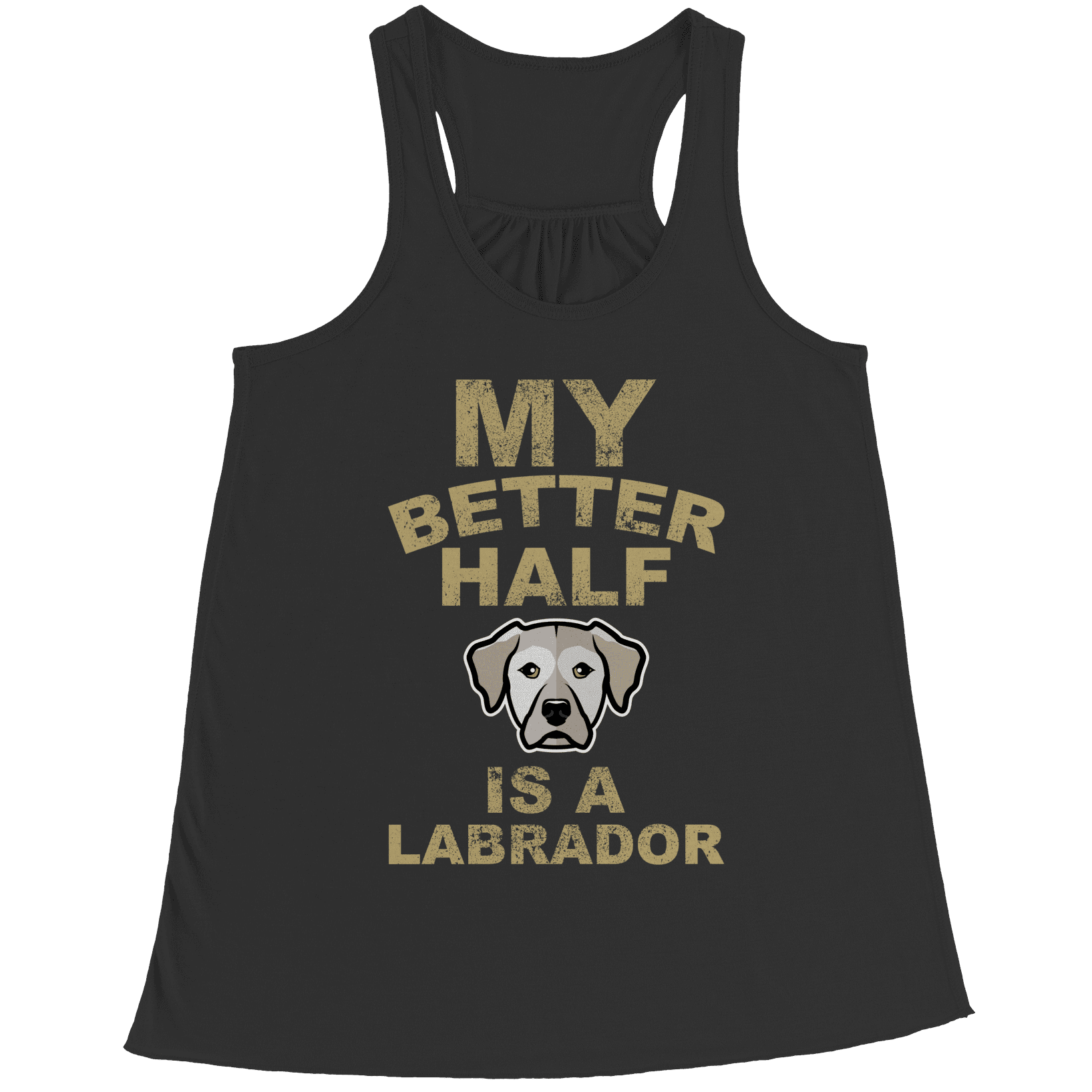 My Better Half is a Labrador Racerback