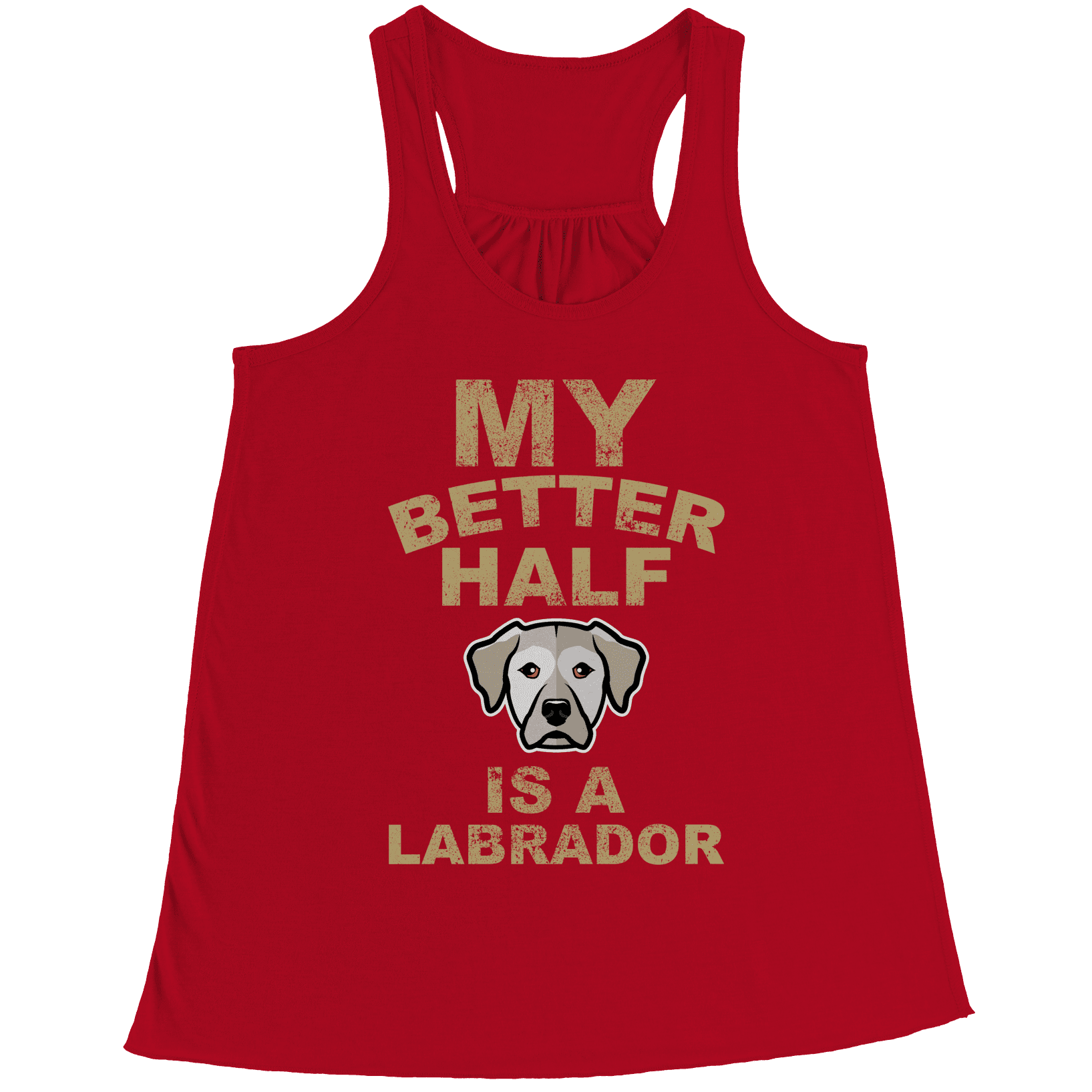 My Better Half is a Labrador Racerback