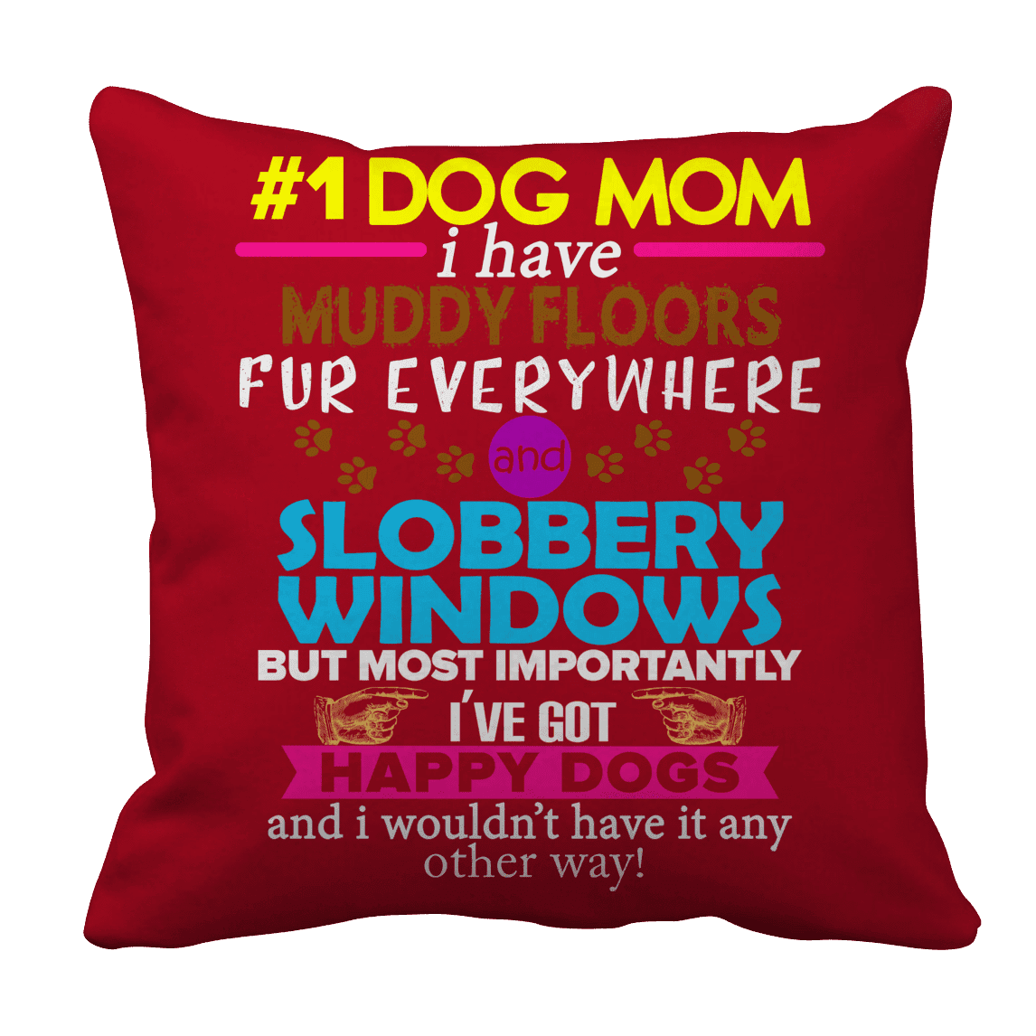 Dog Mom Pillow