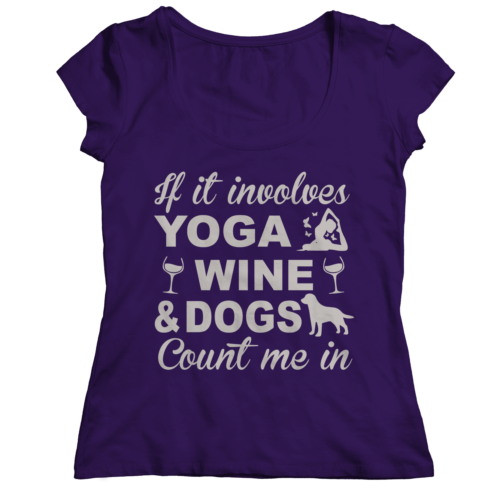 Yoga Wine Dogs T