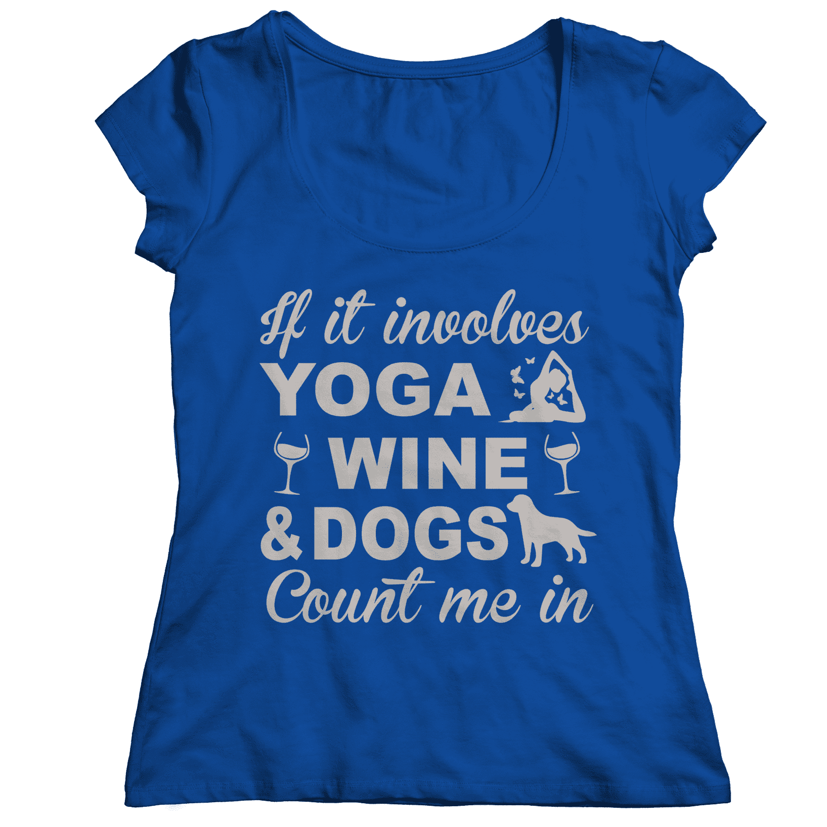 Yoga Wine Dogs T