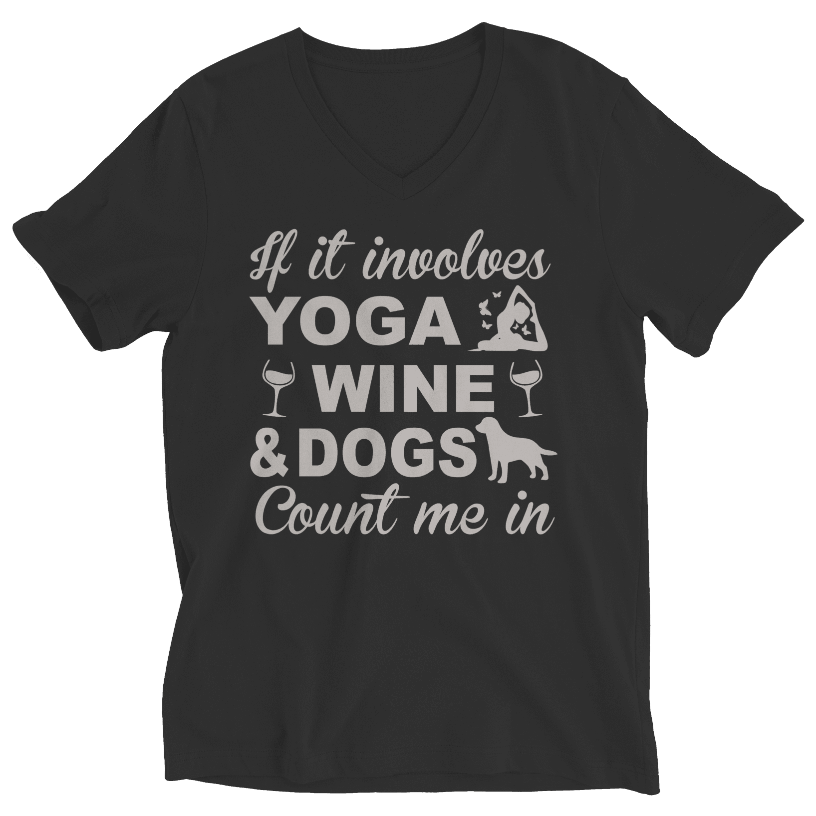 Yoga Wine Dogs T