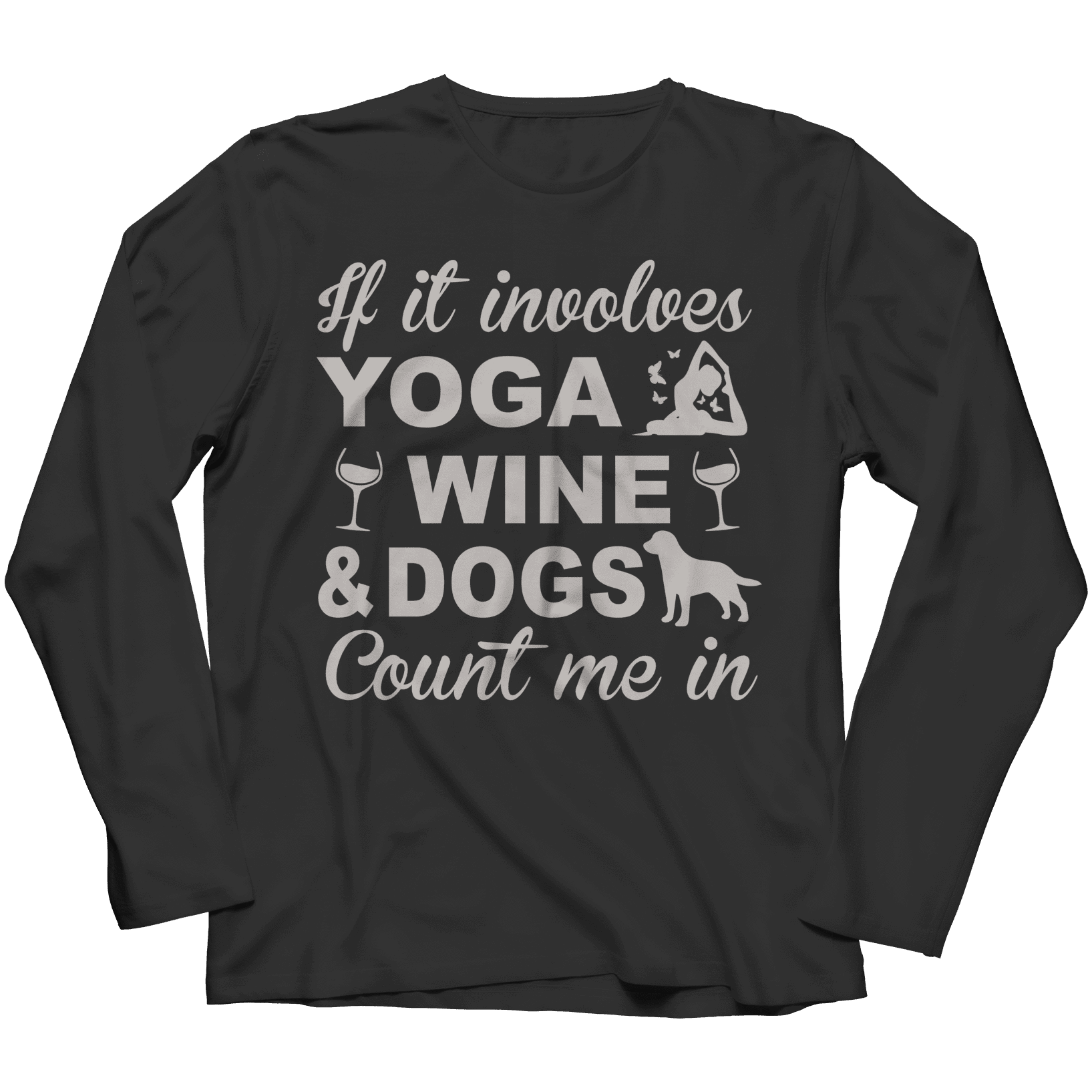 Yoga Wine Dogs T