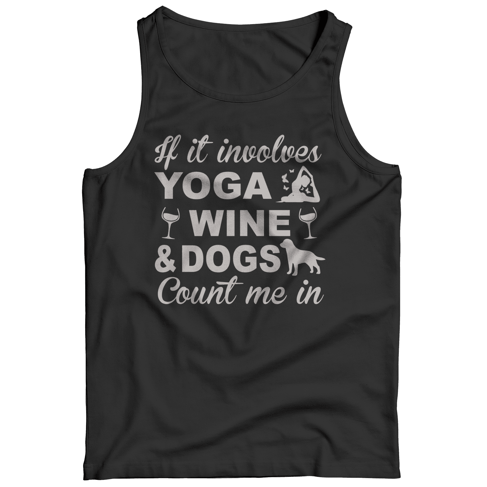 Yoga Wine Dogs T