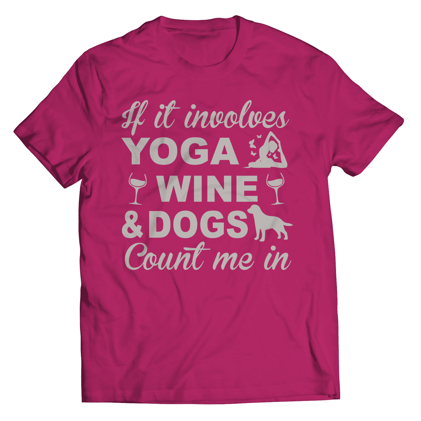 Yoga Wine Dogs T