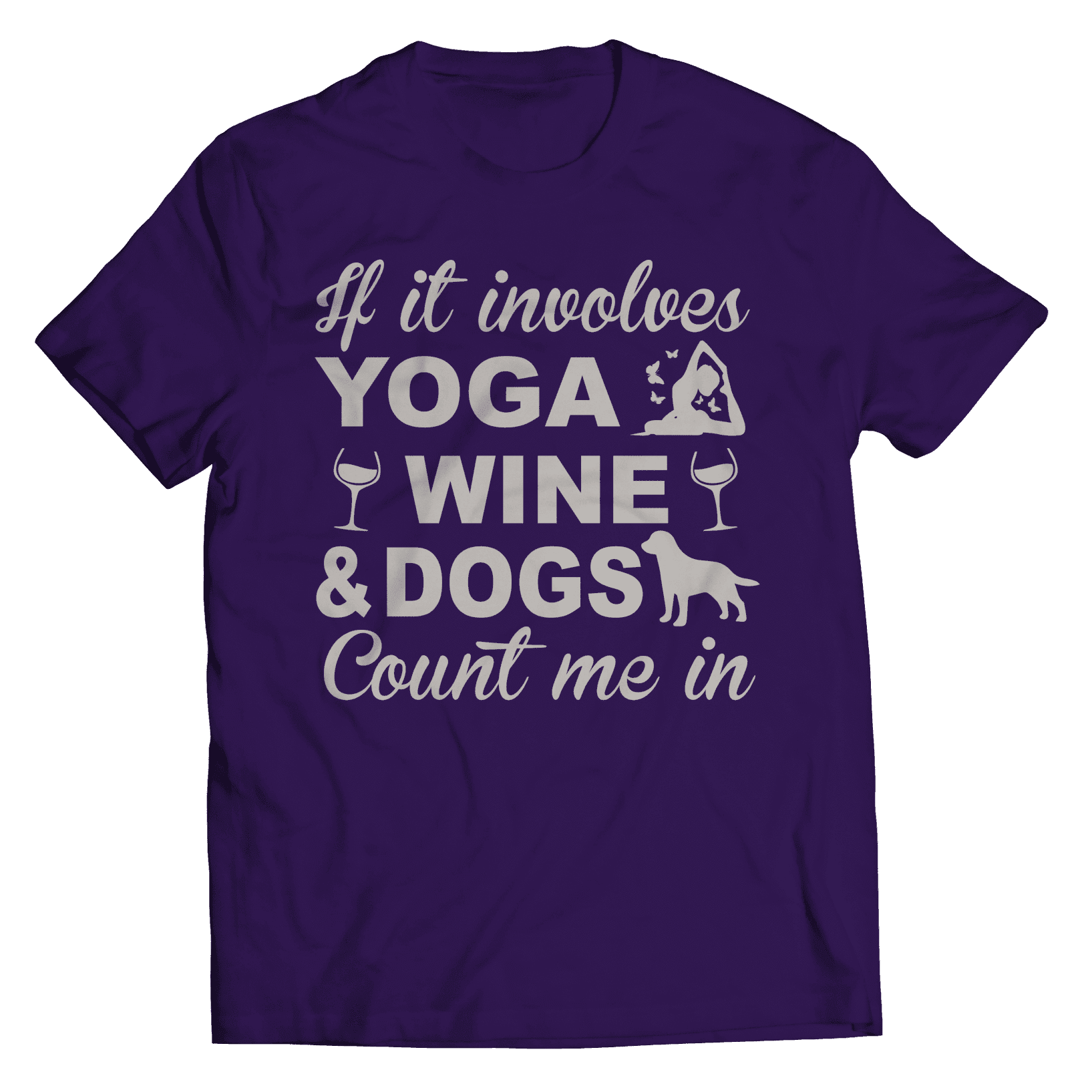 Yoga Wine Dogs T